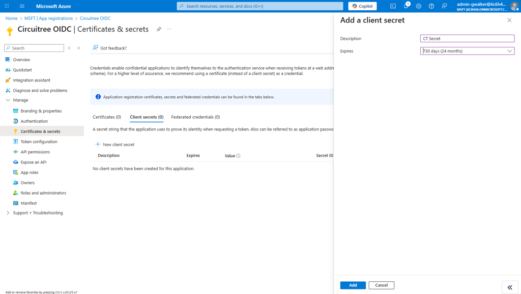 Add a client secret panel.png